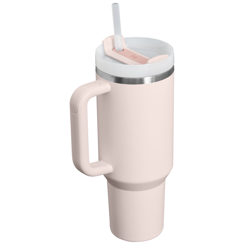 Stanley 1913 Quencher® H2.0 FlowState™ Tumbler 1.18L in Rose Quartz 2.0 | Back View