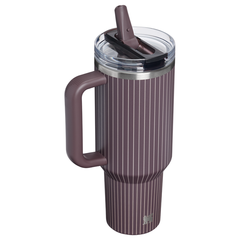 Stanley 1913 Quencher® ProTour Flip Straw Tumbler 1.18L in Fig Pinstripe | Back View