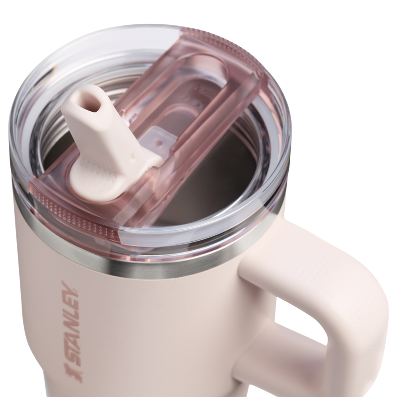 Stanley 1913 Quencher® ProTour Flip Straw Tumbler 0.59L in Rose Quartz | Lid Detailed View