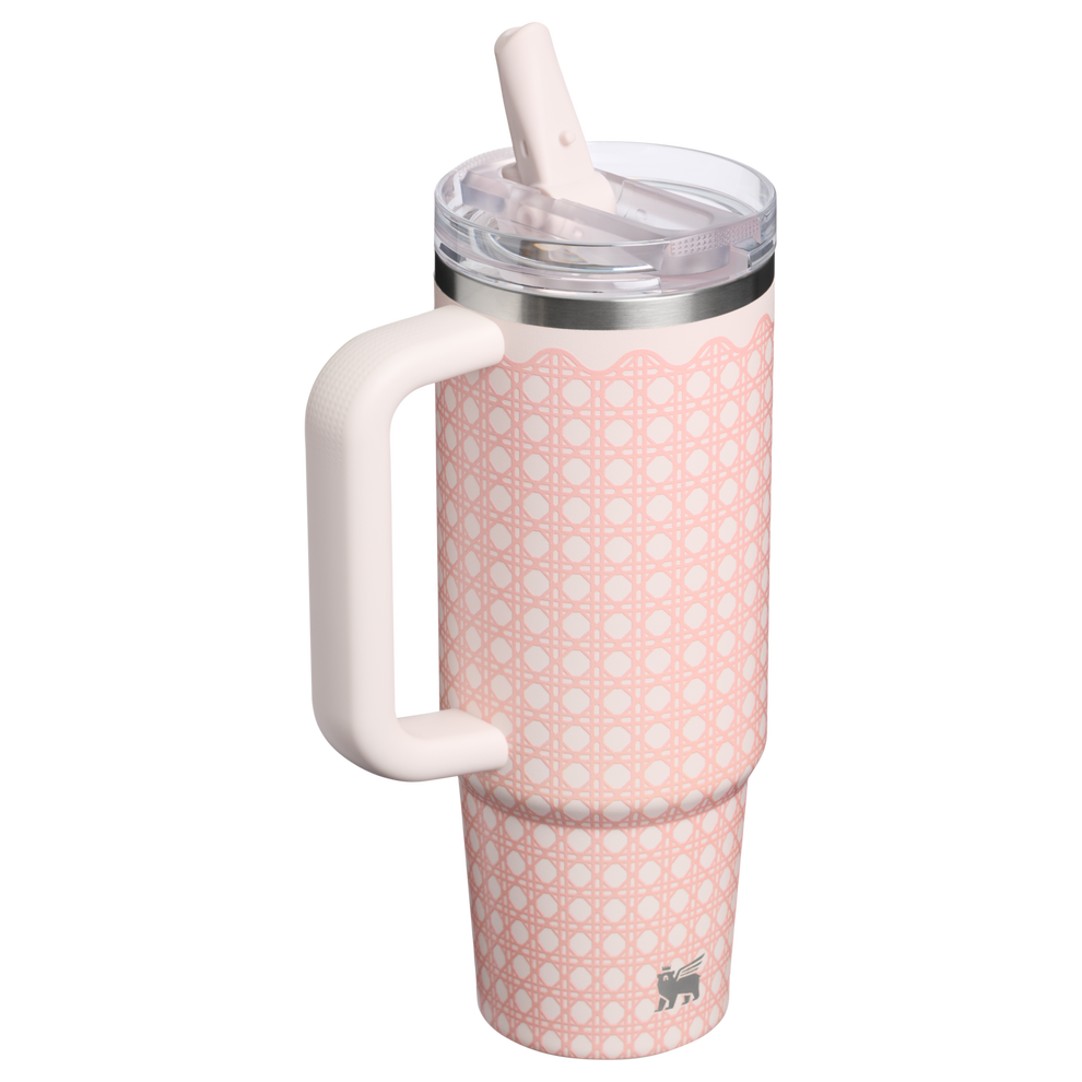 Stanley 1913 Quencher® ProTour Flip Straw Tumbler 0.89L in Rose Quartz Rattan
