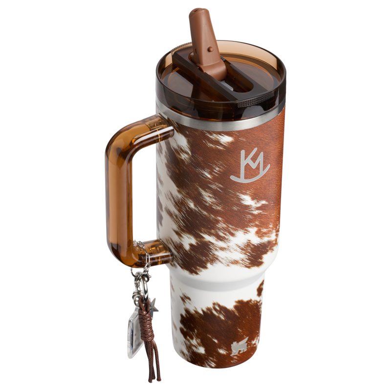 Stanley 1913 Stanley 1913 x Kacey Musgraves Quencher® ProTour Flip Straw Tumbler 1.18L in Kacey Musgraves Rodeo | Back View