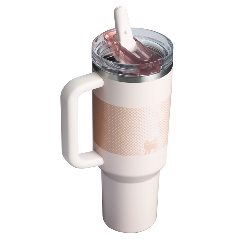 Stanley 1913 Quencher® ProTour Flip Straw Tumbler 1.18L in Rose Quartz Fade | Back View