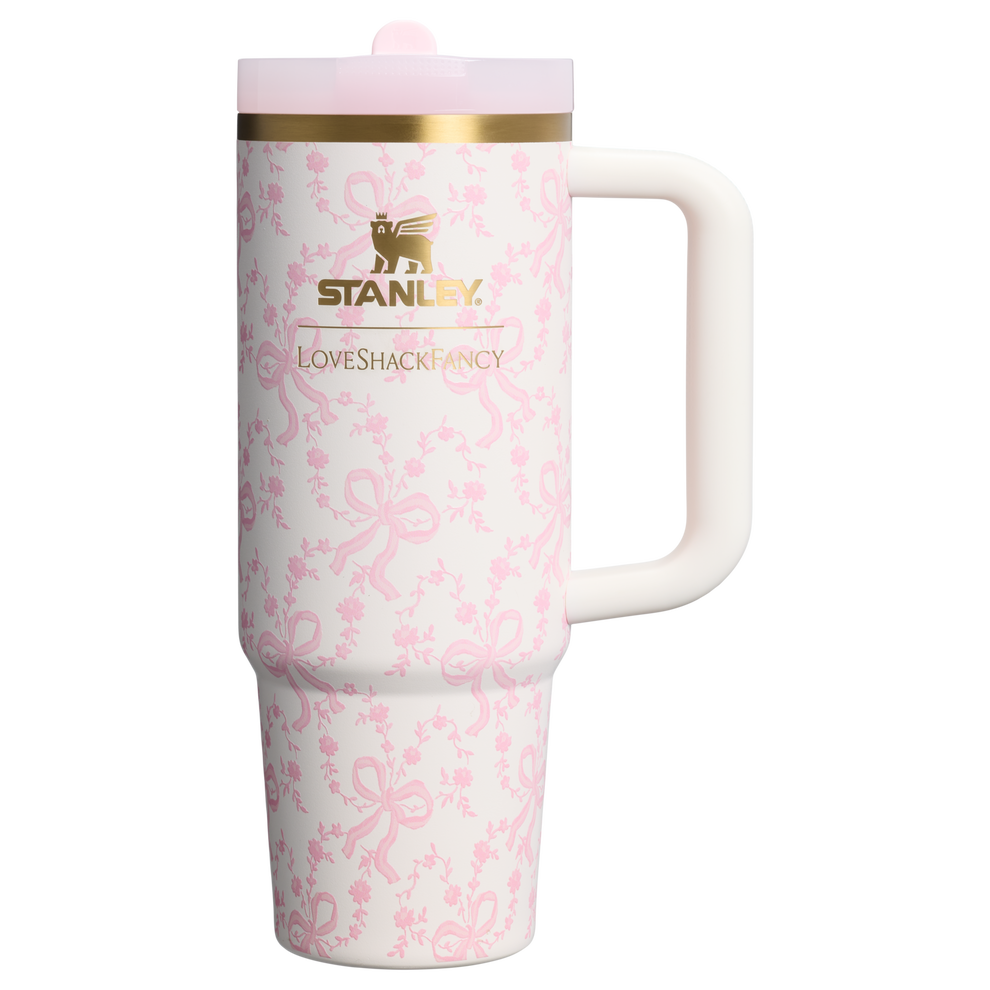 Stanley 1913 Stanley 1913 x LoveShackFancy Quencher® ProTour Tumbler 0.89L in Coquette Bow - Chantilly