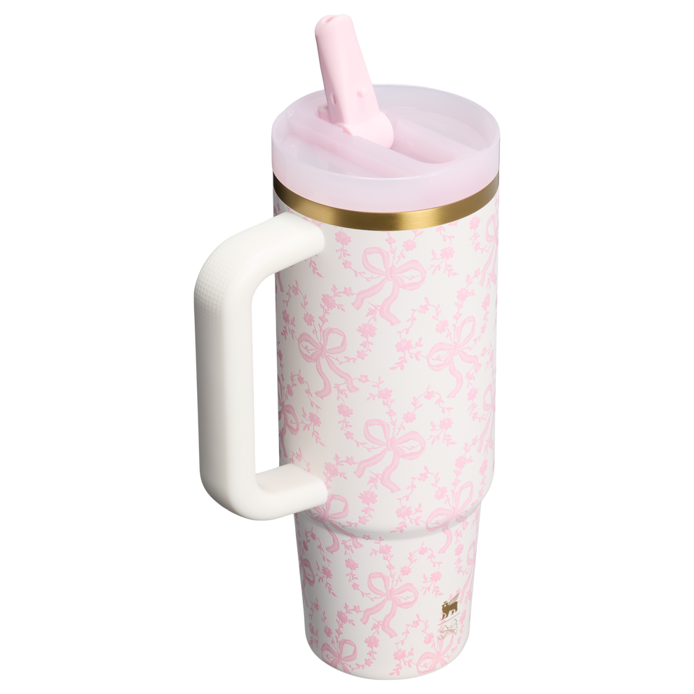 Stanley 1913 Stanley 1913 x LoveShackFancy Quencher® ProTour Tumbler 0.89L in Coquette Bow - Chantilly