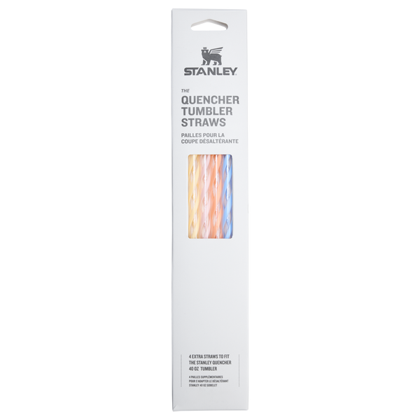 10-Pack Clear Straws For Stanley Cups – 8 Straws + 2 Brushes (Fits 14oz, 20oz, 30oz, 40oz)