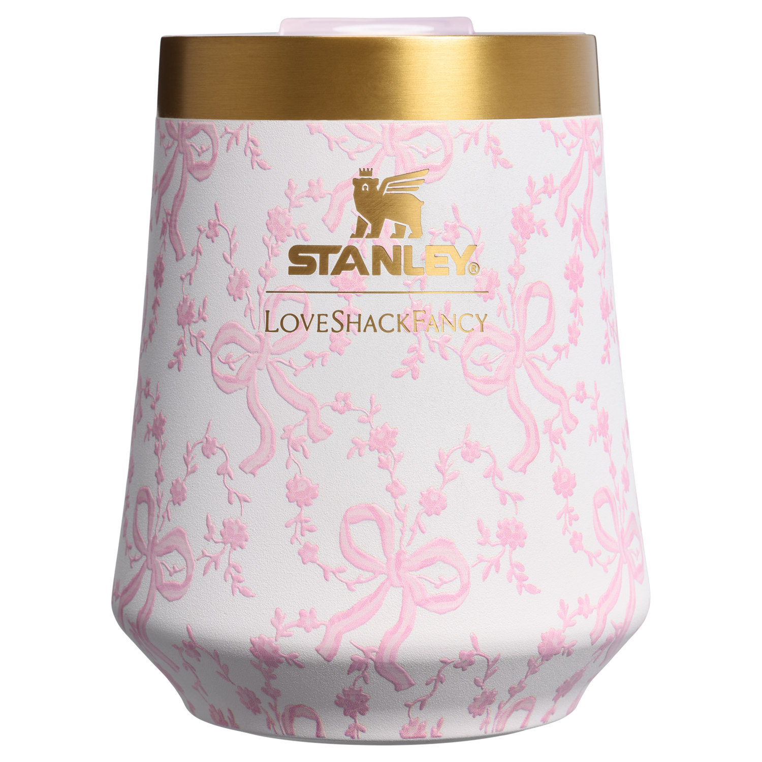 Stanley 1913 Stanley 1913 x LoveShackFancy Reserve Wine Tumbler Set 2-pack 0.32L in Coquette Bow - Chantilly | View 1