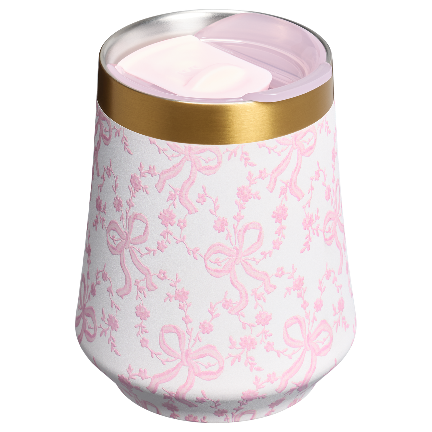 Stanley 1913 Stanley 1913 x LoveShackFancy Reserve Wine Tumbler Set 2-pack 0.32L in Coquette Bow - Chantilly | View 2