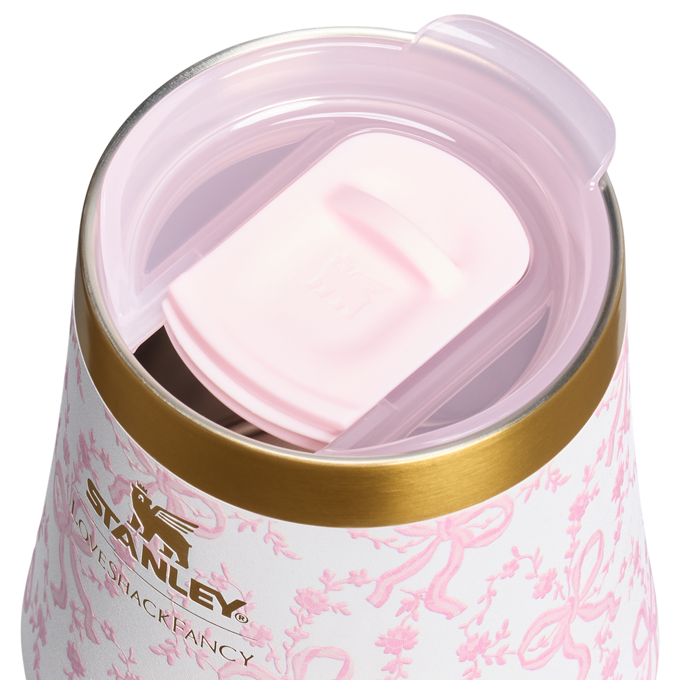 Stanley 1913 Stanley 1913 x LoveShackFancy Reserve Wine Tumbler Set 2-pack 0.32L in Coquette Bow - Chantilly