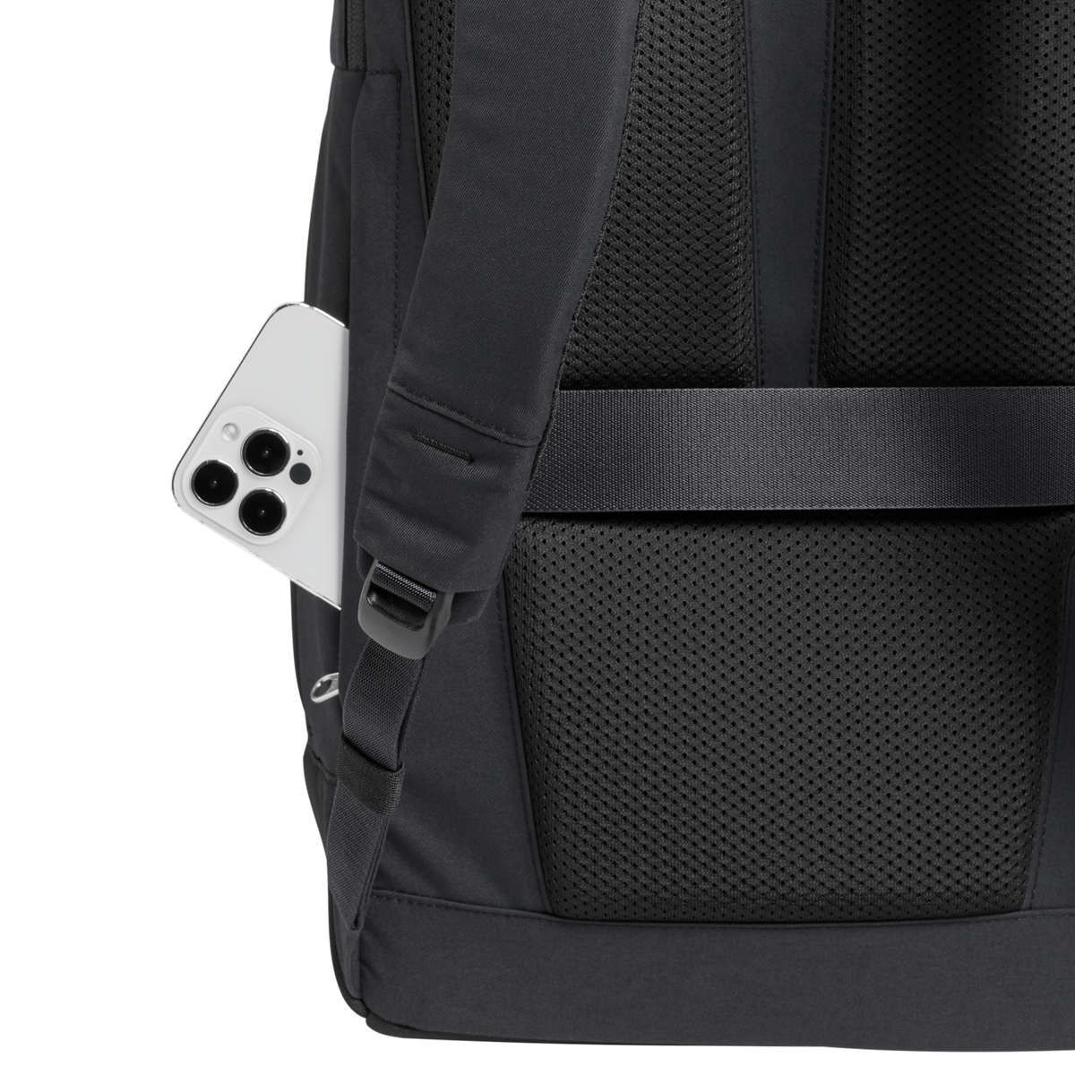 Stanley 1913 Standby Backpack 28.6L in Black | Pocket Detailed View