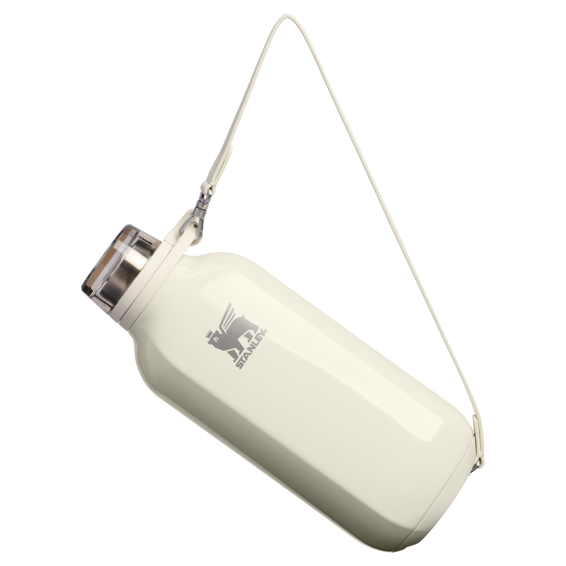 Stanley 1913 Clutch Bottle 0.47L in Cream Gloss | Detailed View