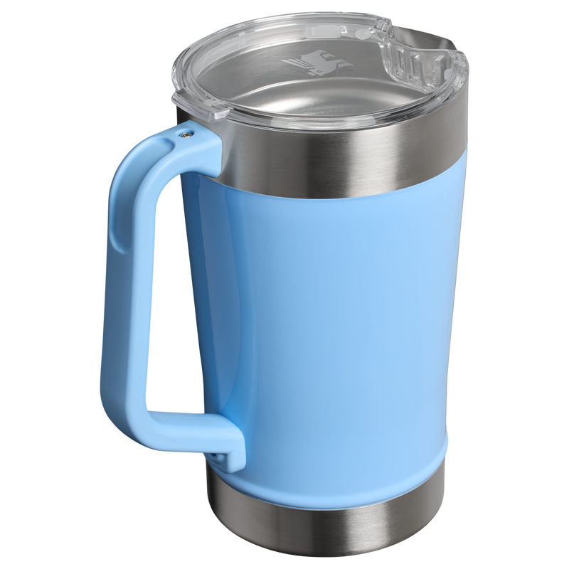Stanley 1913 Stay Chill Pitcher 1.9L in Cornflower Emerald | Back View
