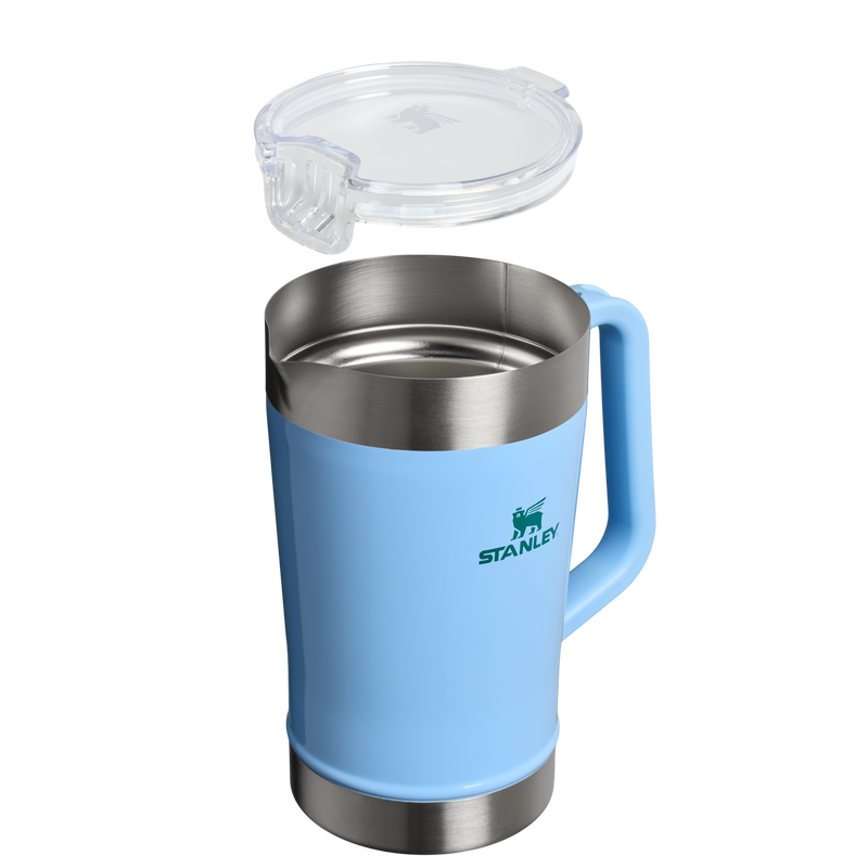 Stanley 1913 Stay Chill Pitcher 1.9L in Cornflower Emerald | Cross Section View
