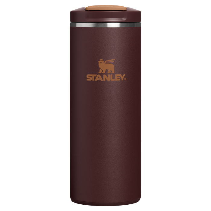 Stanley 1913 Transit Flip Top Mug 0.35L in Coffee | Front View