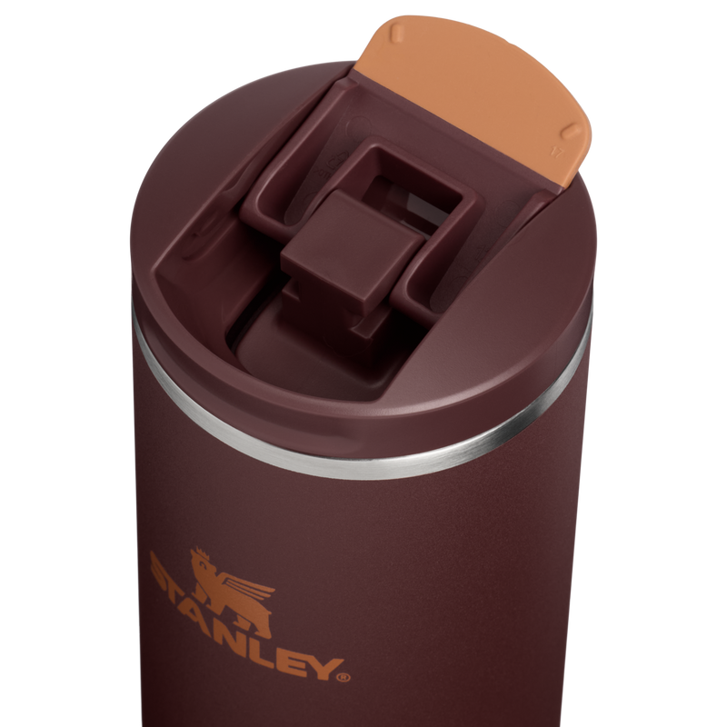 Stanley 1913 Transit Flip Top Mug 0.35L in Coffee | Lid Detailed View