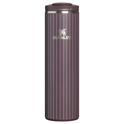 Stanley 1913 Transit Flip Top Mug 0.47L in Fig Pinstripe | Front View
