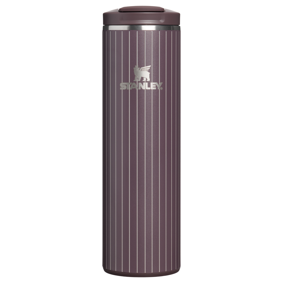 Stanley 1913 Transit Flip Top Mug 0.47L in Fig Pinstripe | Front View