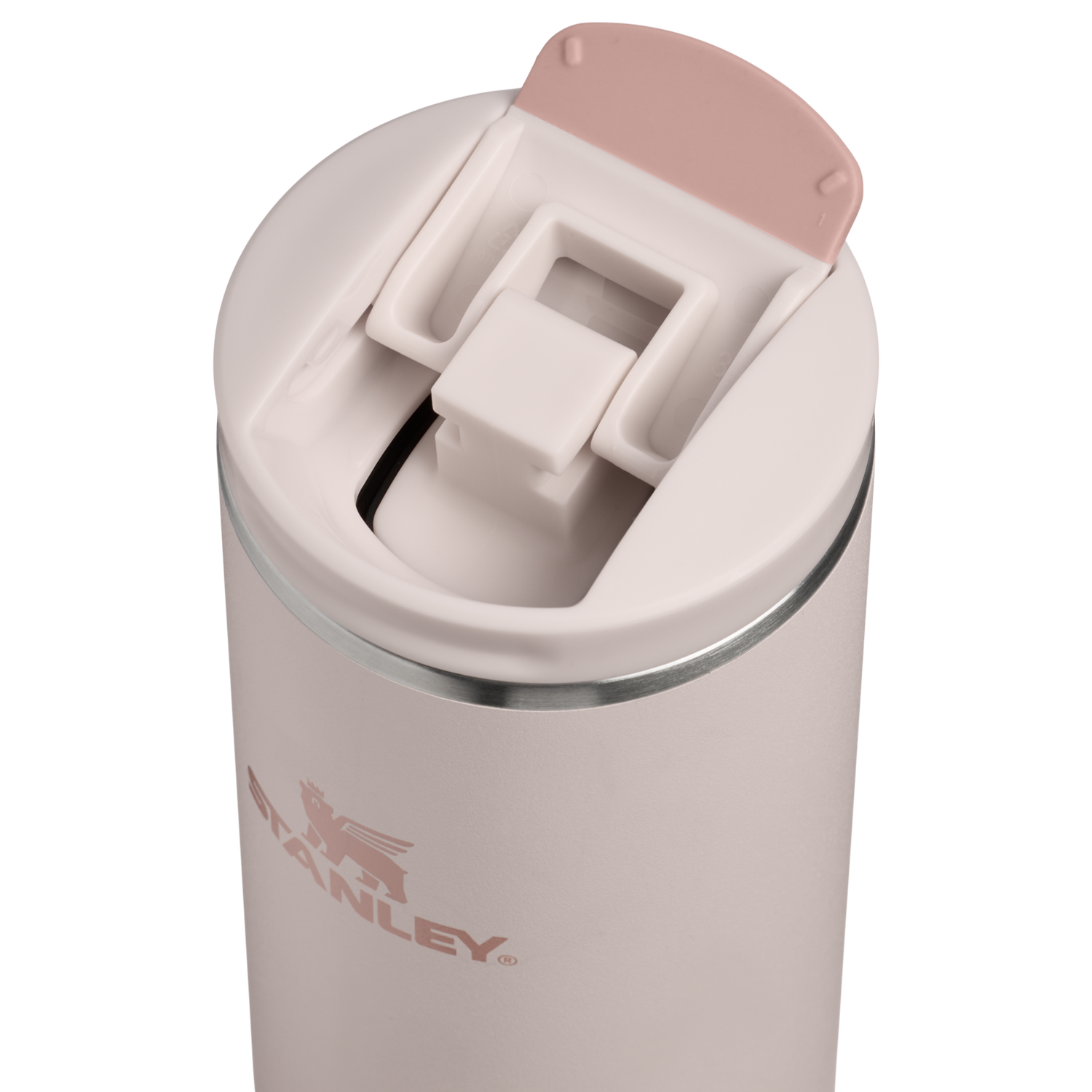 Stanley 1913 Transit Flip Top Mug in Rose Quartz | View 1