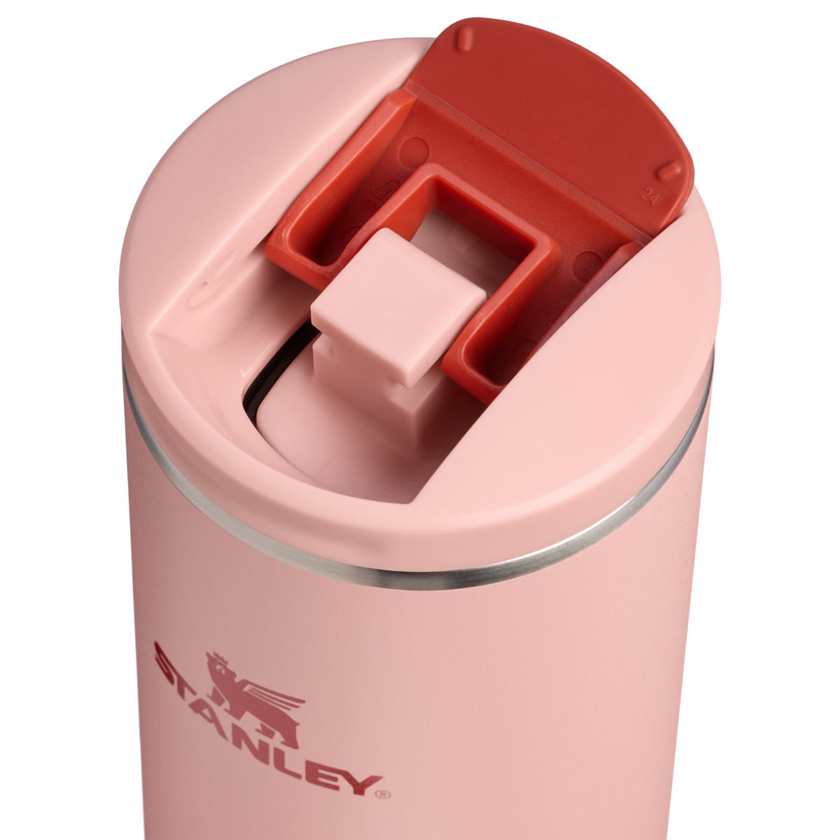 Stanley 1913 Transit Flip Top Mug 0.59L in Peach Rose