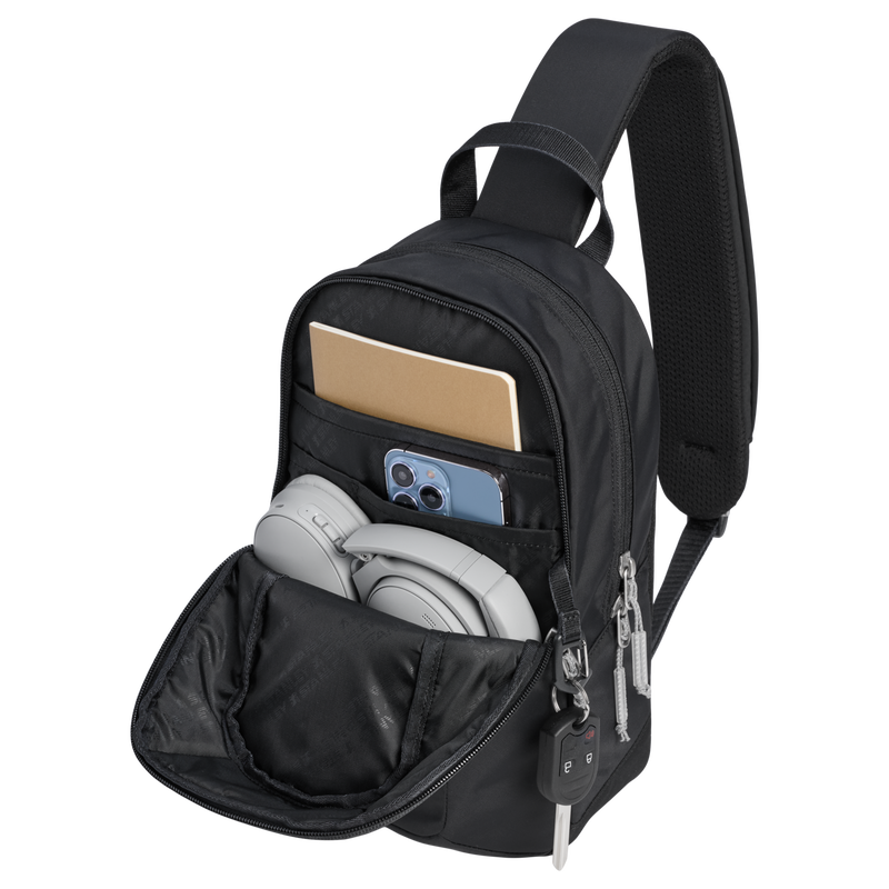 Stanley 1913 Vitalize™ Macro Method Crossbody 9.5L in Black | Open View