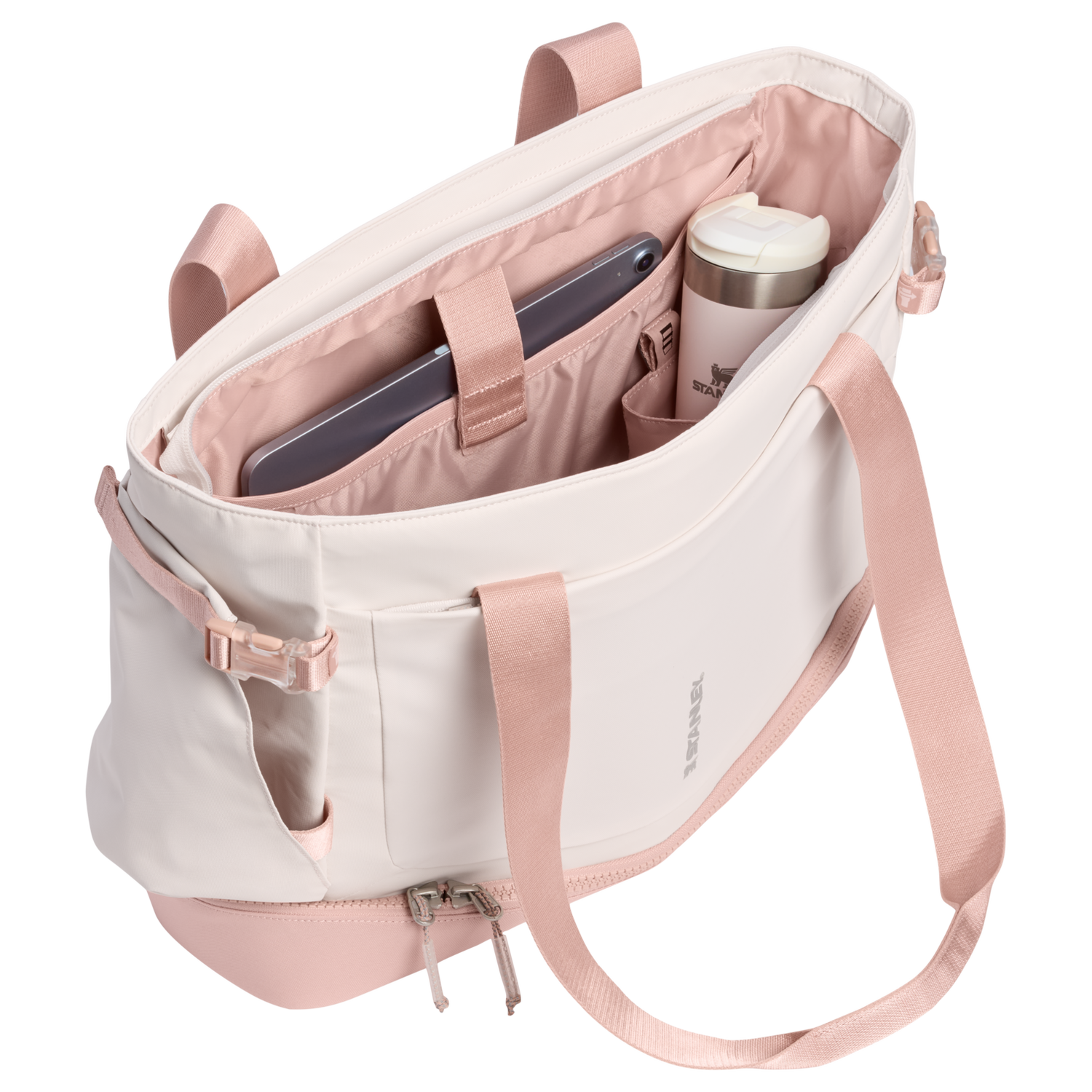 Stanley 1913 Vitalize™ Macro Method Tote 26.1L in Rose Quartz | View 5