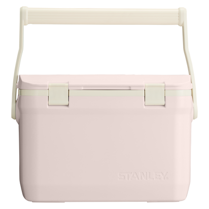 Stanley 1913 Easy-Carry Outdoor Cooler 15.1L in Rose Quartz | Front View