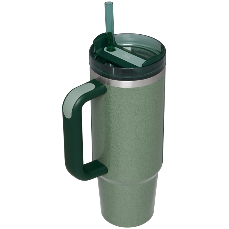 Stanley 1913 Quencher® H2.0 FlowState™ Tumbler 0.89L in Hammertone Green | Back View