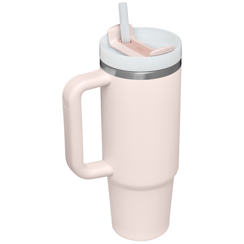 Stanley 1913 Quencher® H2.0 FlowState™ Tumbler 0.89L in Rose Quartz | Back View