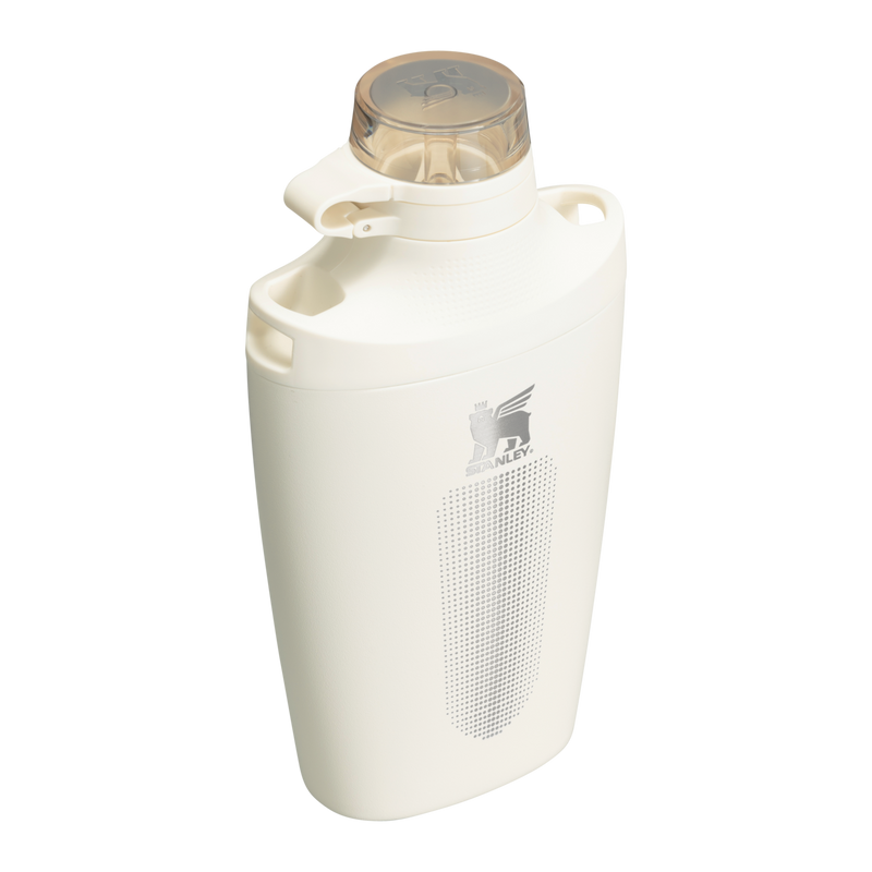 Stanley 1913 Cross Bottle 0.68L in Cream | Back View