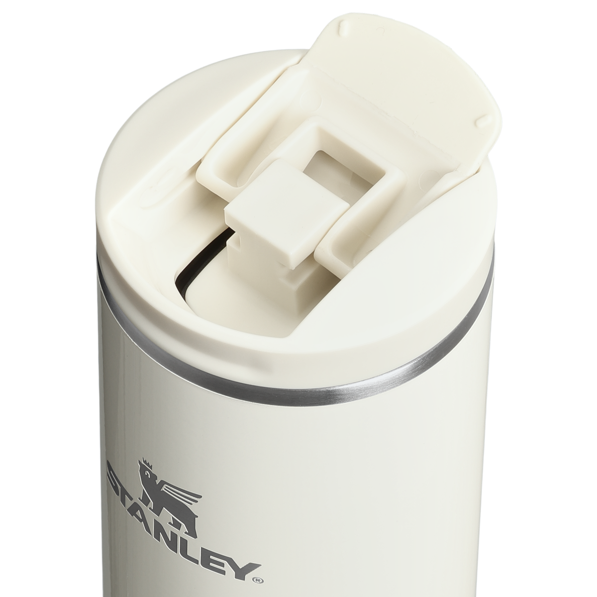 Stanley 1913 Transit Flip Top Mug in Cream Gloss