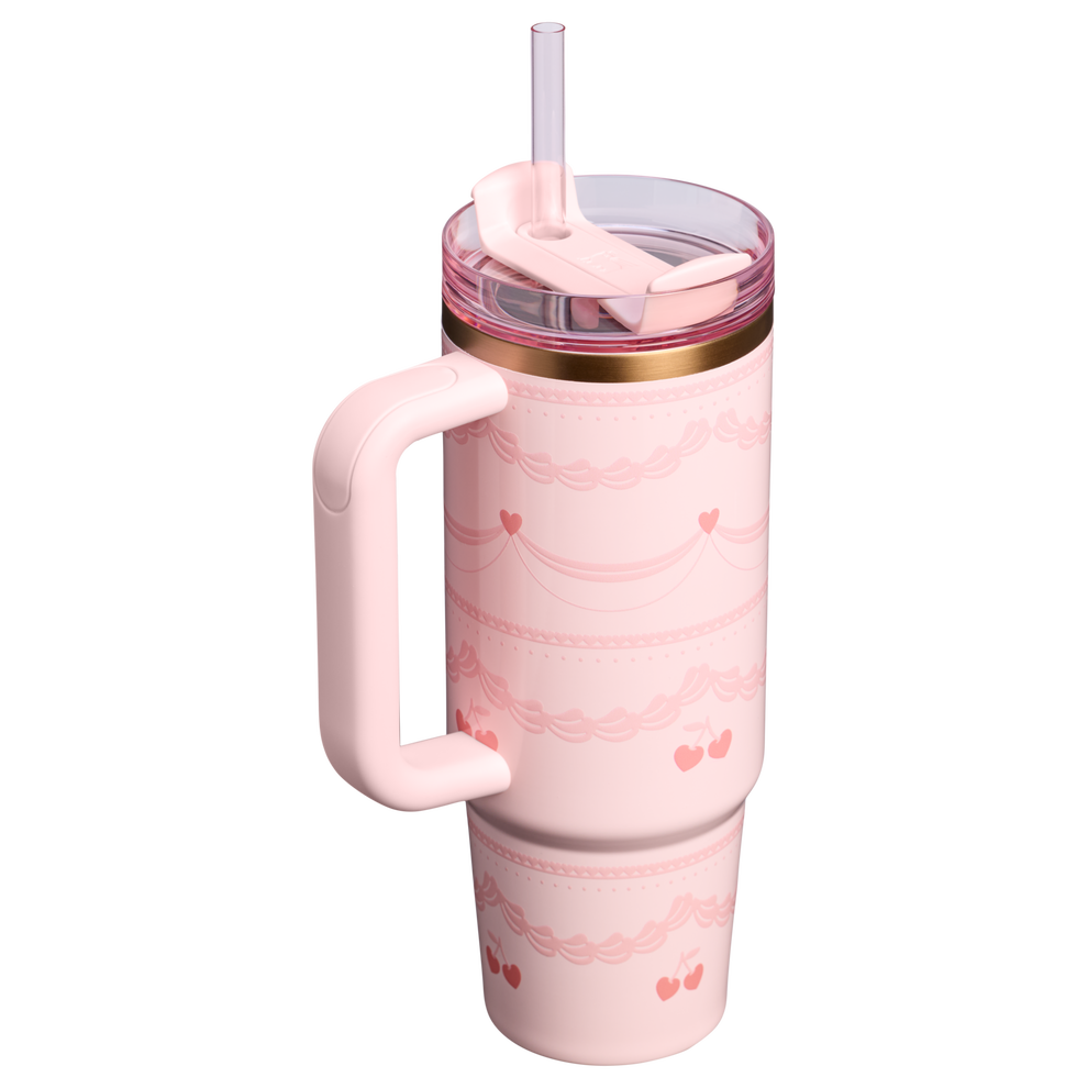 Stanley 1913 Quencher® H2.O FlowState™ Tumbler 0.89L in Pink Velvet Cake