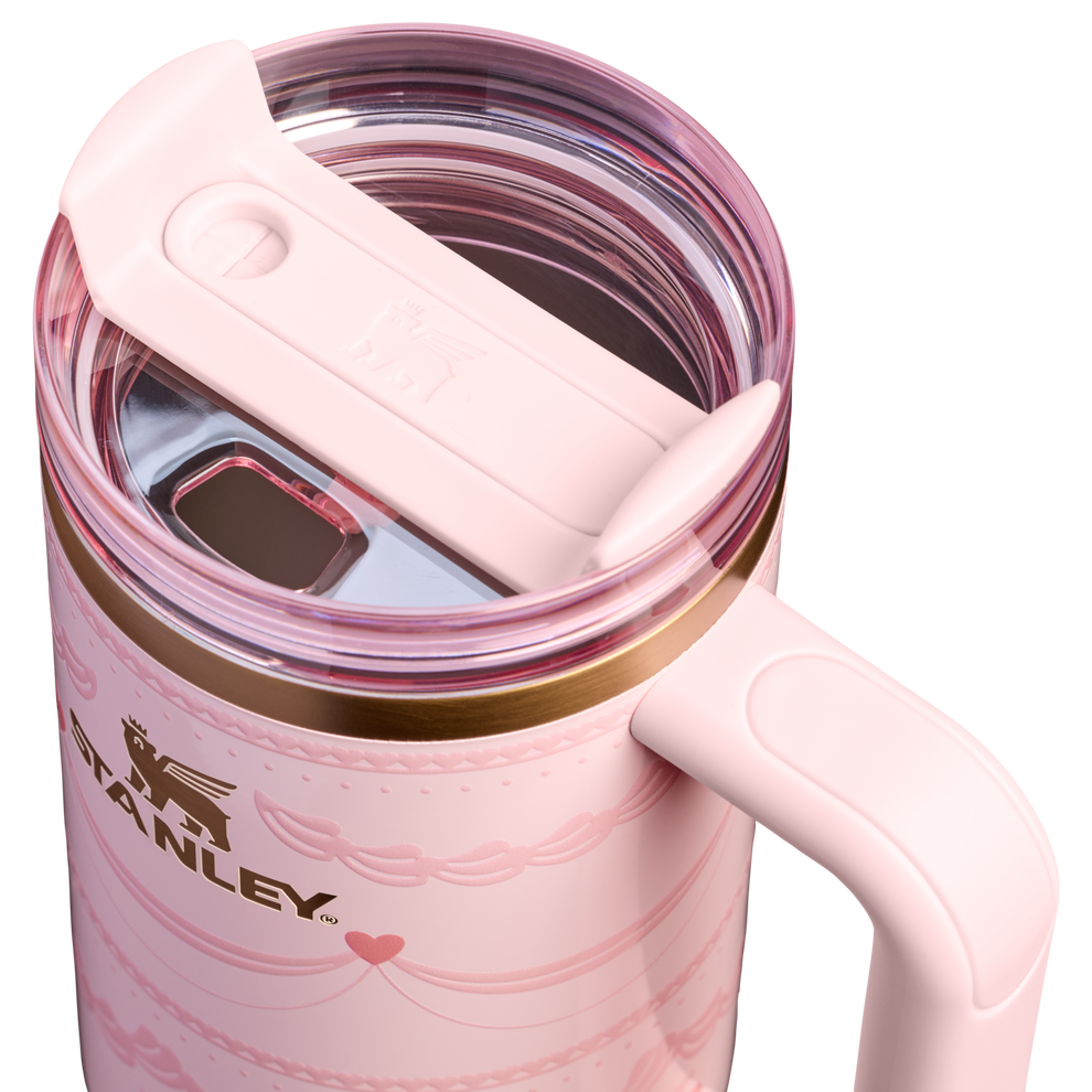 Stanley 1913 Quencher® H2.O FlowState™ Tumbler 0.89L in Pink Velvet Cake