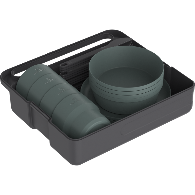 Stanley 1913 Wildfare Core Dinner Box Set in Shale + Charcoal