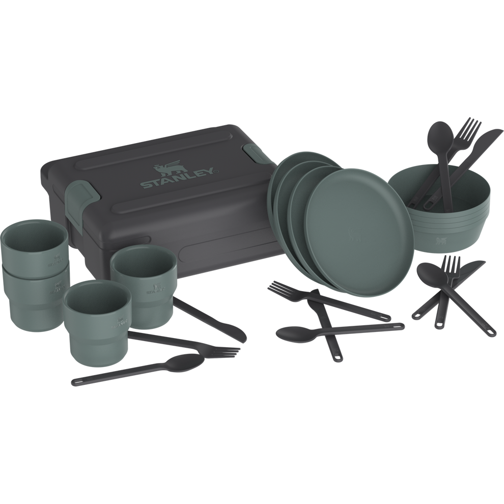 Stanley 1913 Wildfare Core Dinner Box Set in Shale + Charcoal