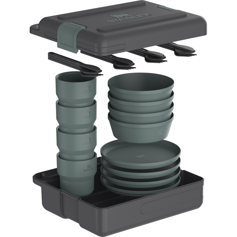 Stanley 1913 Wildfare Core Dinner Box Set in Shale + Charcoal