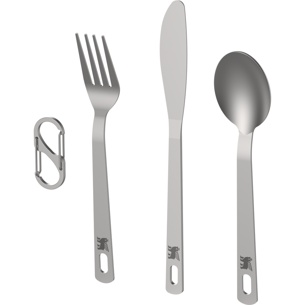 Stanley 1913 Wildfare Pro Stainless Steel Cutlery Set in Stainless Steel