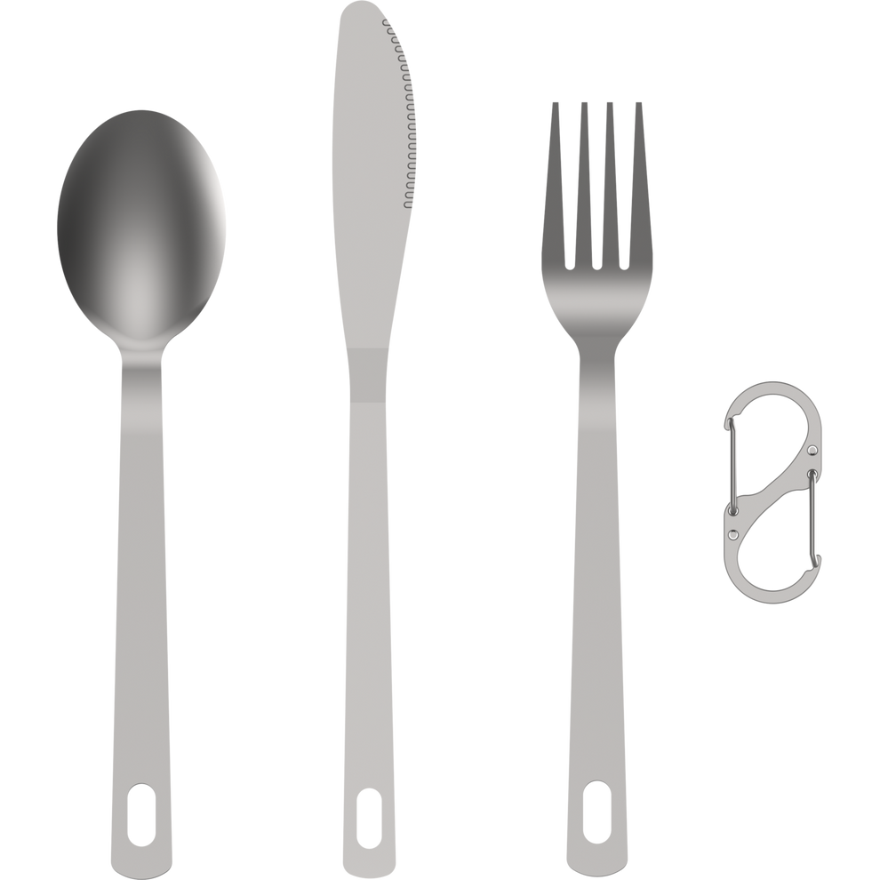Stanley 1913 Wildfare Pro Stainless Steel Cutlery Set in Stainless Steel