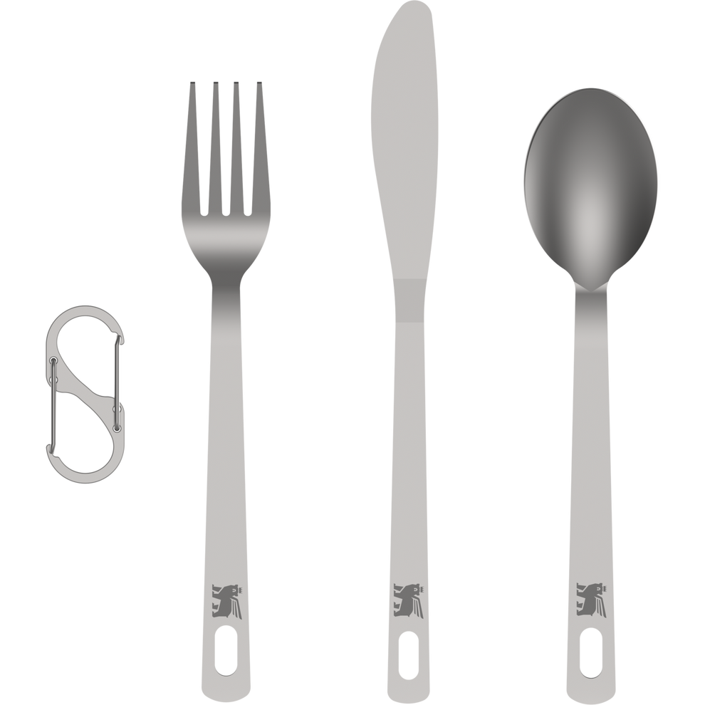 Stanley 1913 Wildfare Pro Stainless Steel Cutlery Set in Stainless Steel