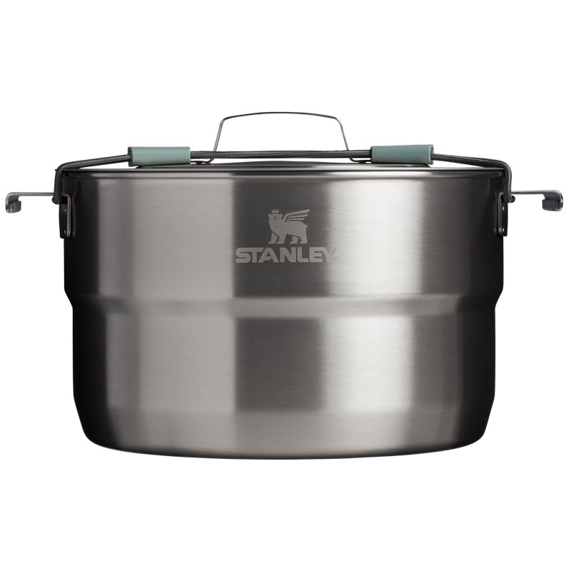 Stanley 1913 Wildfare Core Full Serve Cookset 20-piece set 3.78L in Shale/Charcoal | Front View