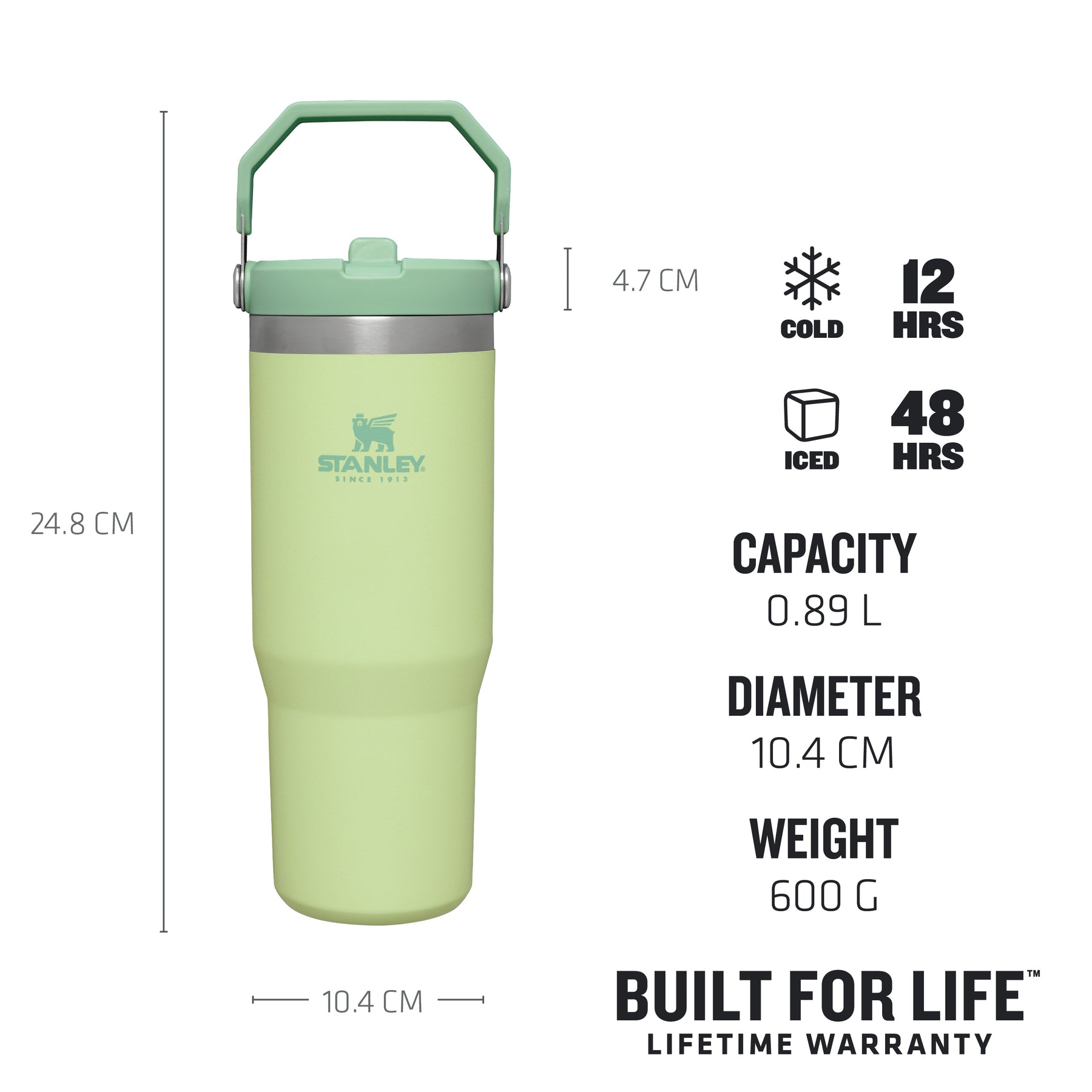 STANLEY 40oz Adventure Quencher Reusable Insulated Stainless Steel Tumbler  (Orchid)